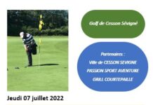 Jeudi 7 juillet 2022 – Sensibilisation Handigolf & Ville de Cesson-Sévigné & Passion Sport Aventure & Restaurant Courtepaille